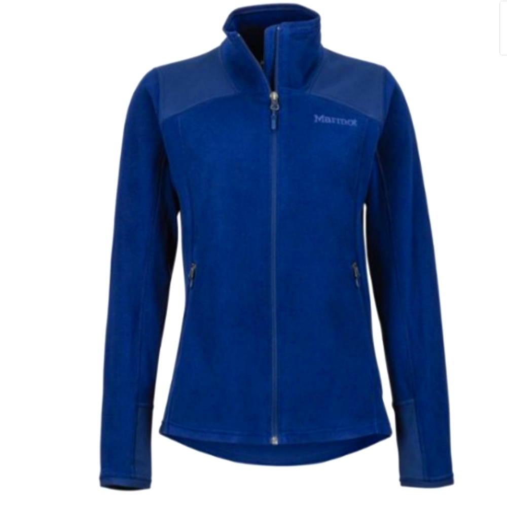 NEW Marmot Flashpoint Polartec Fleece Full Zip Jacket XS Arctic Navy Blue
